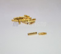 Conector Gold 3mm (3 pares)